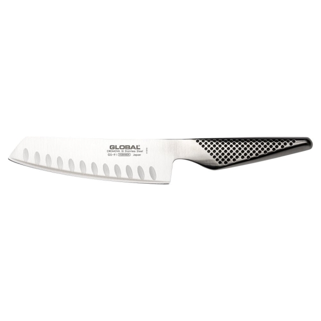 GLOBAL GS-91 Rillet grønnsakskniv 14 cm