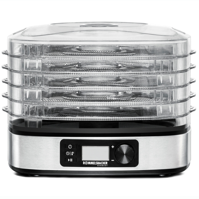 Rommelsbacher Frukt & Svamptork DA 350 350W LCD Timer 5rack