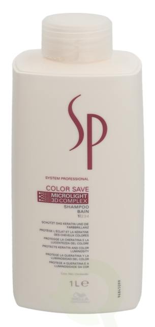 Wella SP - Color Save Shampoo 1000 ml Microlight 3D Complex