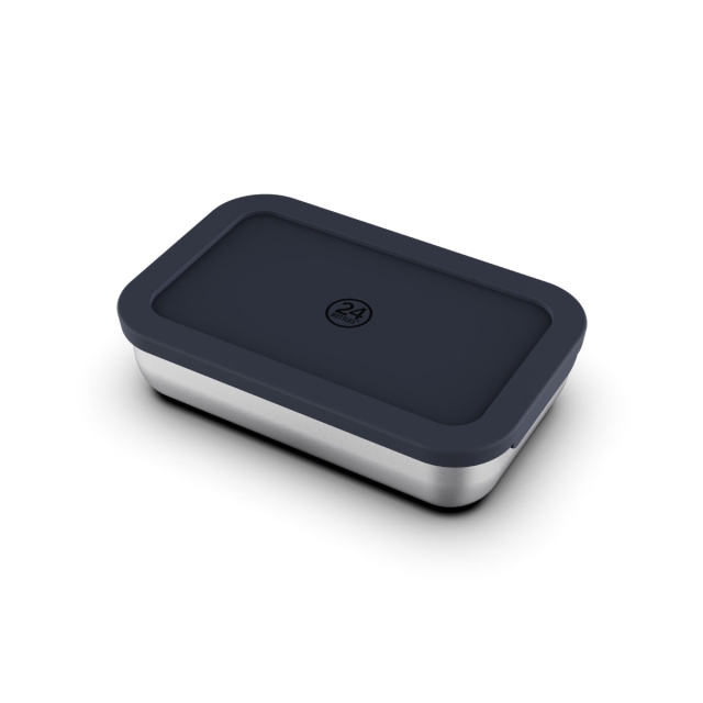 24Bottles Snackbox - Marineblå - 700 ml