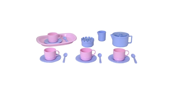 Plasto Kaffesett - 18 deler (2900000ROS)