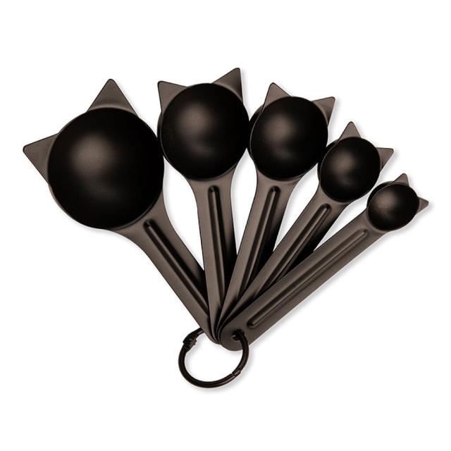 Kikkerland Måleskjeer i katteform - 9 cm x 16,5 cm