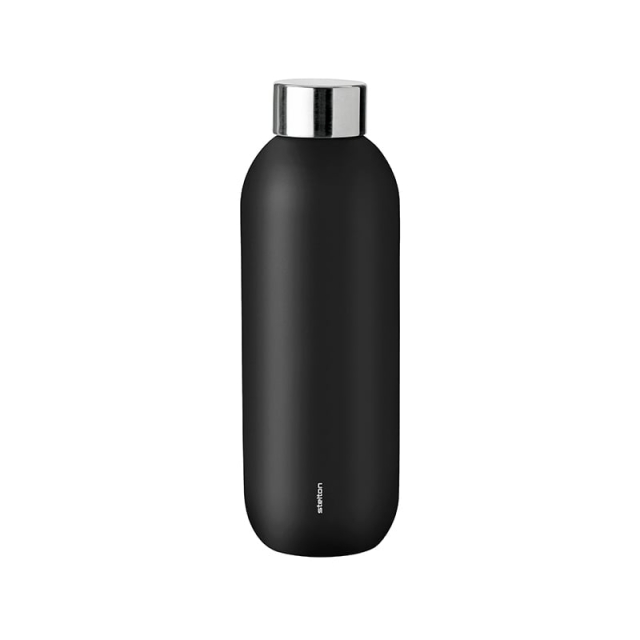 Stelton Keep Cool vakuumisolert flaske 0,6 L (svart)