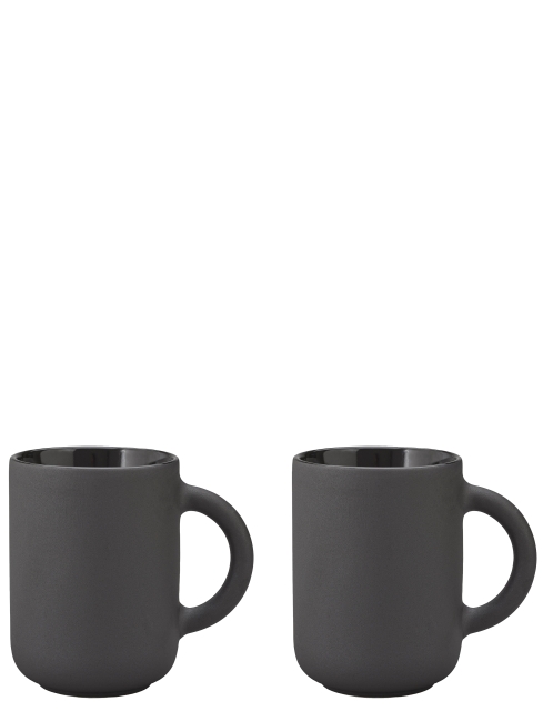 Stelton Theo krus 0,35 L 2 stk (svart)