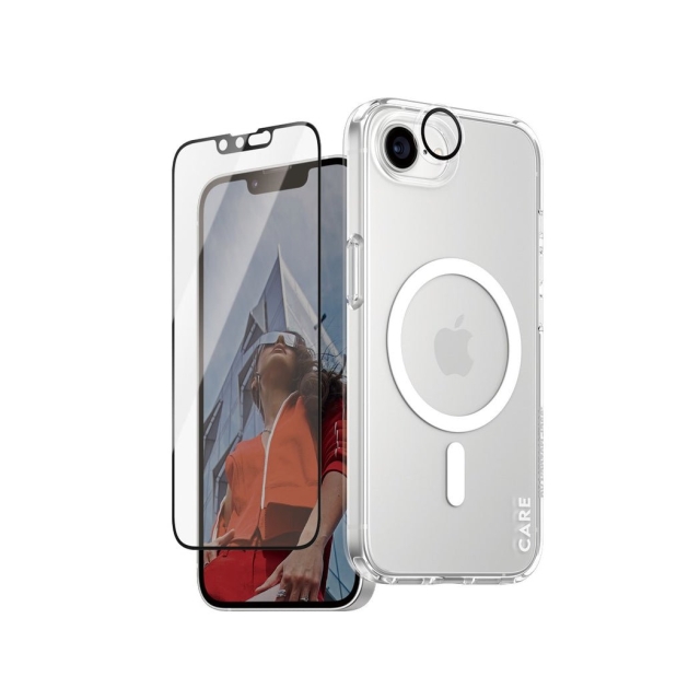 PanzerGlass CARE by PanzerGlass - Flagship 3-i-1 - iPhone 16e - Pakke