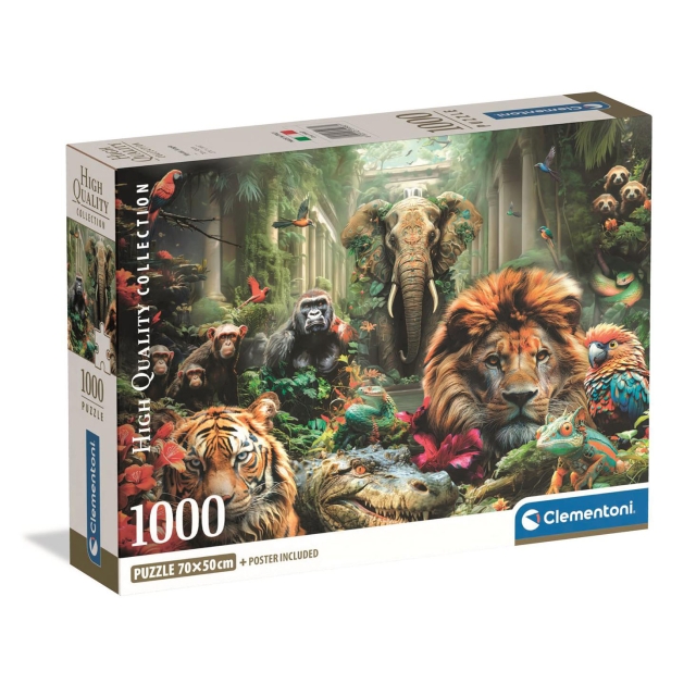 Clementoni Puslespill 1000 Pcs CB Mystic Jungle