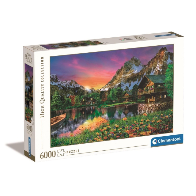 Clementoni Puslespill 6000 Pcs High Quality Collection Alpine Lake
