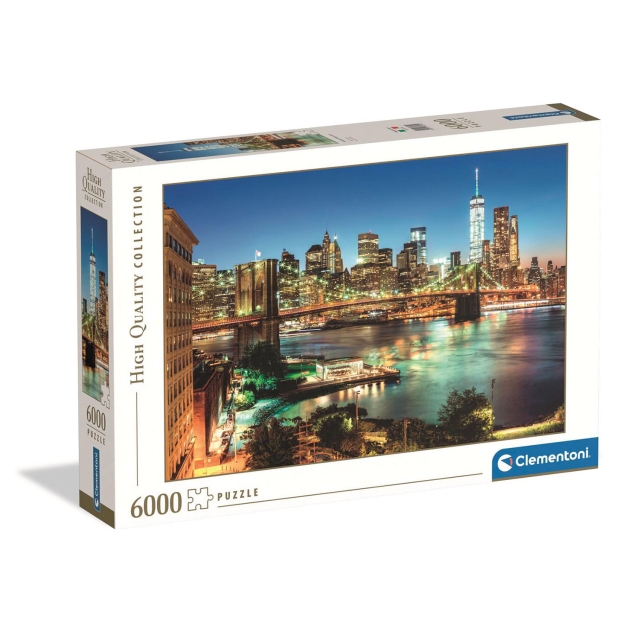 Clementoni Puslespill 6000 Pcs High Quality Collection Brooklyn Bridge Lights