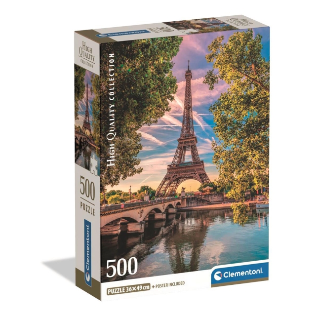 Clementoni Puslespill 500 Pcs CB High Quality Collection Along The Seine