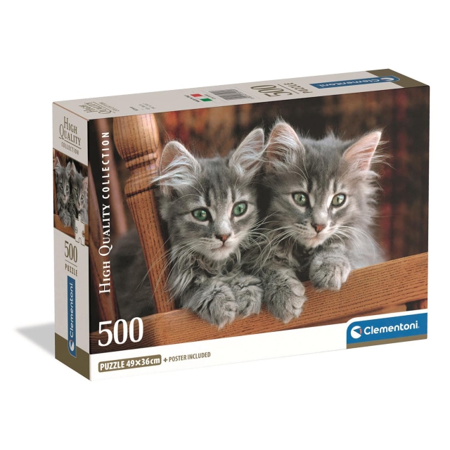 Clementoni Puslespill 500 Pcs CB High Quality Collection Kittens