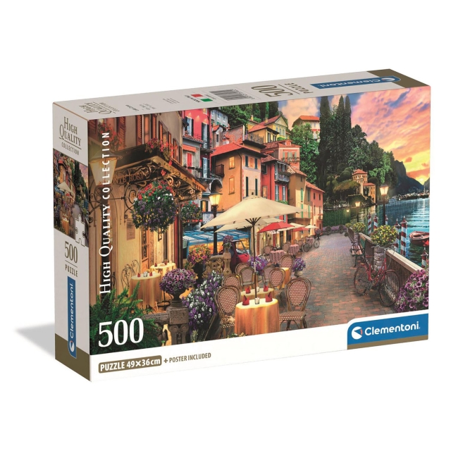 Clementoni Puslespill 500 Pcs CB High Quality Collection Lake Como