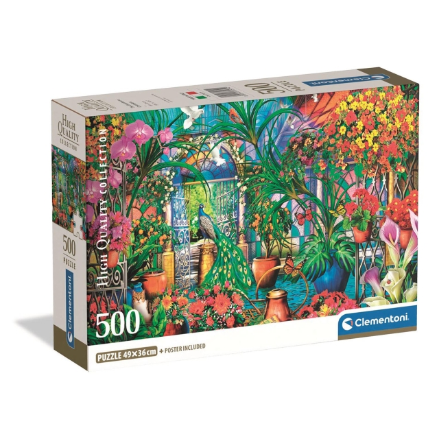 Clementoni Puslespill 500 Pcs CB High Quality Collection The Greenhouse Caretakers