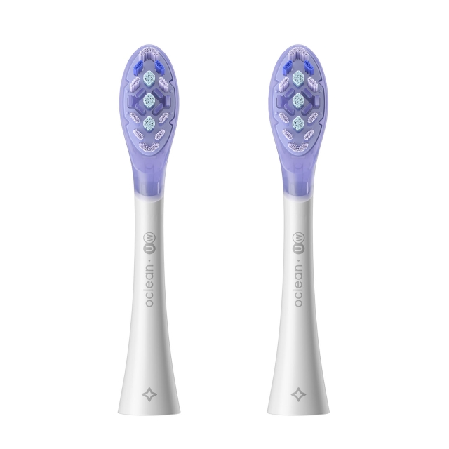 Oclean Børstehode Ultra White 2-Pakk Hvit