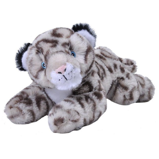 Wild Republic Kosedyr Mini Ecokins 20 cm Snøleopard