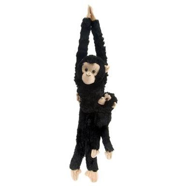 Wild Republic Kosedyr Hanging Monkeys Sjimpanse Med Baby