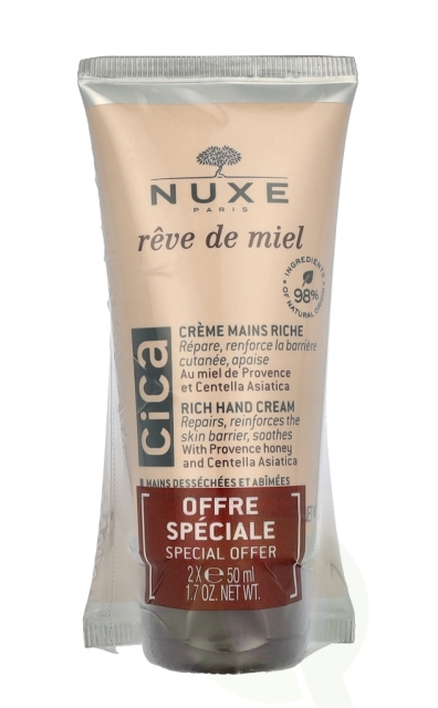 Nuxe Reve De Miel Hand Cream Duo Set 100 ml 2x50ml