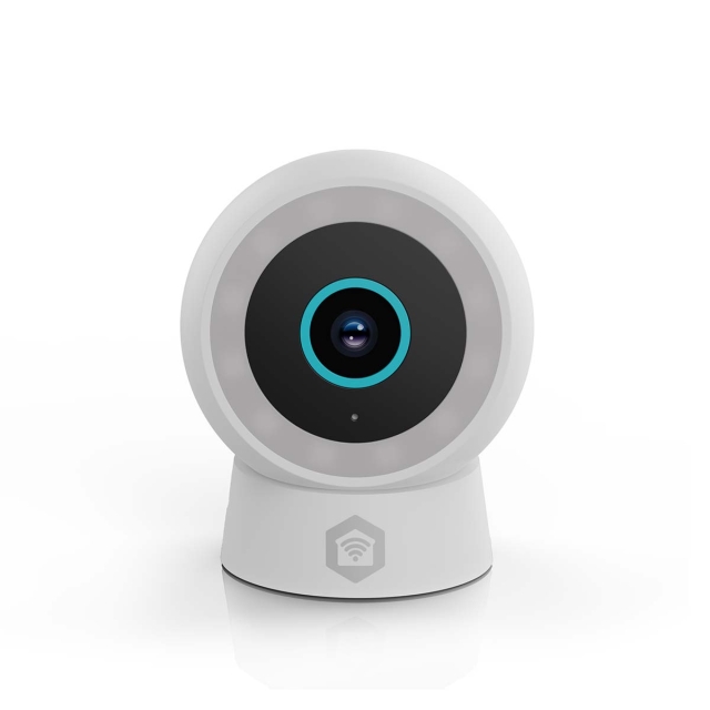 Nedis SmartLife Utendørs kamera | Søkelys | 3MP Full HD 1296p | IP65 | Cloud Storage (valgfritt) / microSD (ikke inkludert) / Onvif | 5 V DC | Med bevegelses sensor | Nattsyn | Hvit