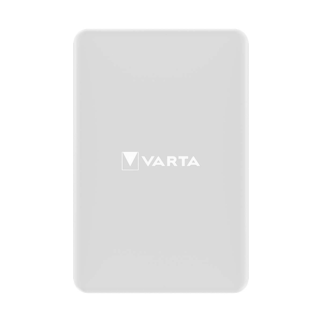 Varta Mag Pro trådløs strømbank 5.000 mAh - hvit utgave