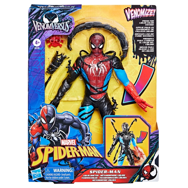 Marvel Spider-Man 11 Inch Venomversus Spider-Man Liquid Shifter