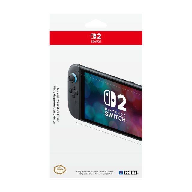 Hori Skjermbeskyttelsesfilter for Nintendo Switch 2 - gjennomsiktig