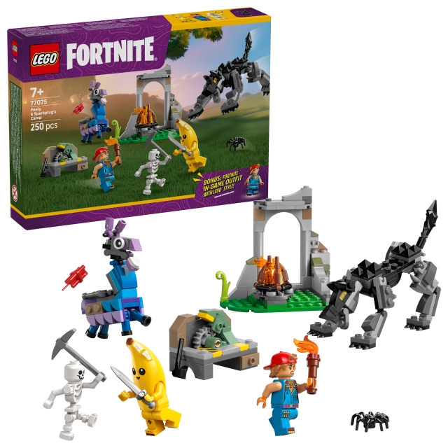 LEGO Fortnite - Peely & Sparkplugs leir (77075)