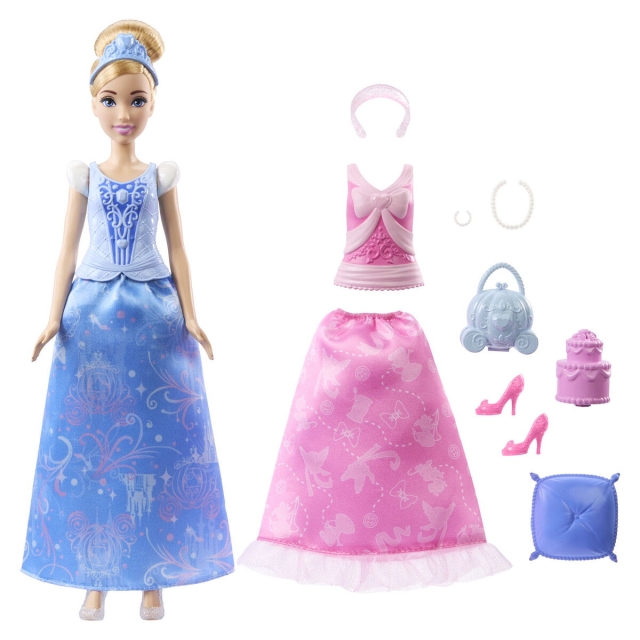 Disney Prinsesse - Fortellende Askepott-dukke (JCR95)