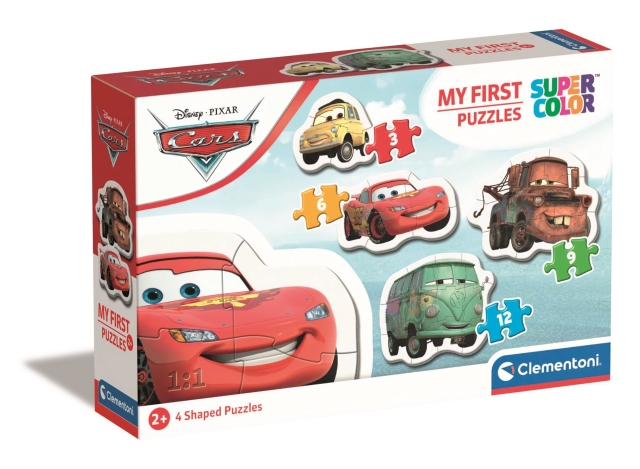 Clementoni Mitt første puslespill 3-6-9-12 brikker - Disney Cars (20804)