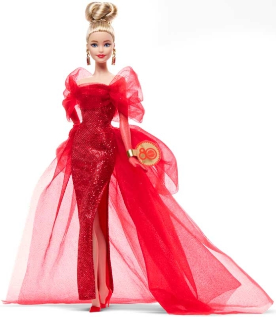 Barbie Mattel 80-årsjubileumsdukke (JBJ17)