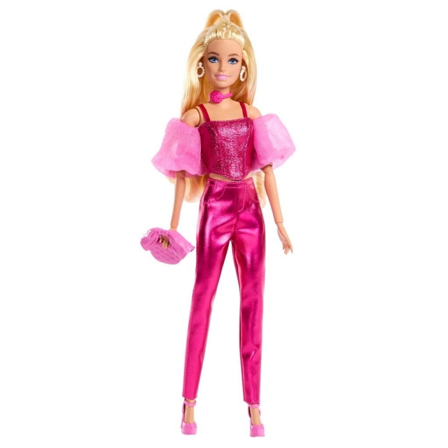 Barbie Rosa korsettblond dukke i deluxe-stil (JFP40)