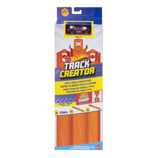 Hot Wheels Track Creator-bil + banepakke (JDW43)