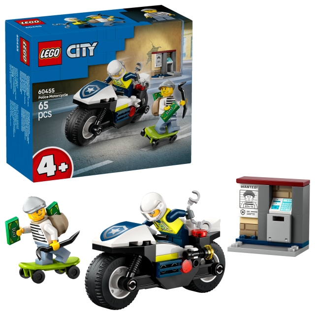 LEGO LEGO City - Politiets motorsykkeljakt (60455)