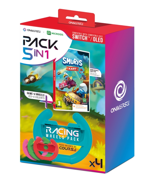 Oniverse 4 hjul + Smurfene Kart (kode i esken)