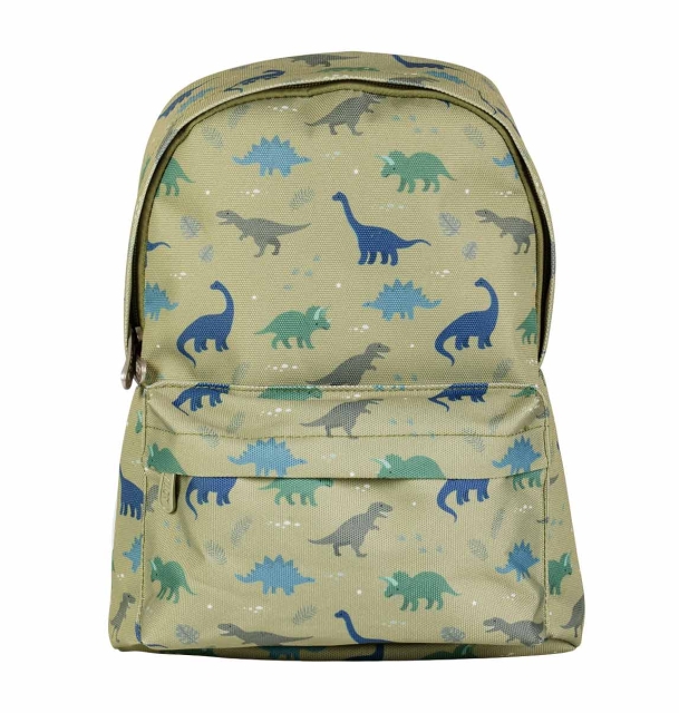 A little lovely company Liten ryggsekk - Dinosaurer - 22 x 30 x 10 cm