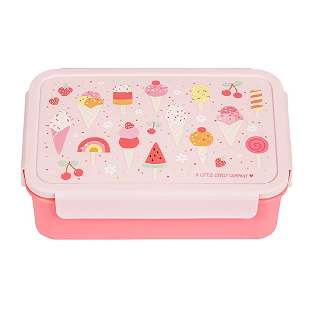 A little lovely company Bento matboks - Icecream - 22 x 7,5 x 14,5 cm