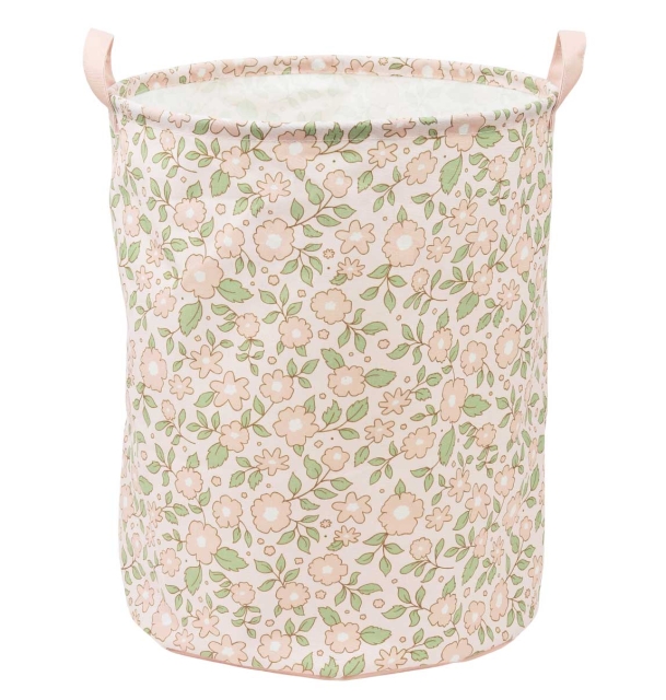 A little lovely company Oppbevaringspose - Blossom Pink - 40 x 50 x 40 cm