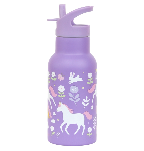 A little lovely company Drikkeflaske i rustfritt stål - Unicorn dreams (DBSSUD77)