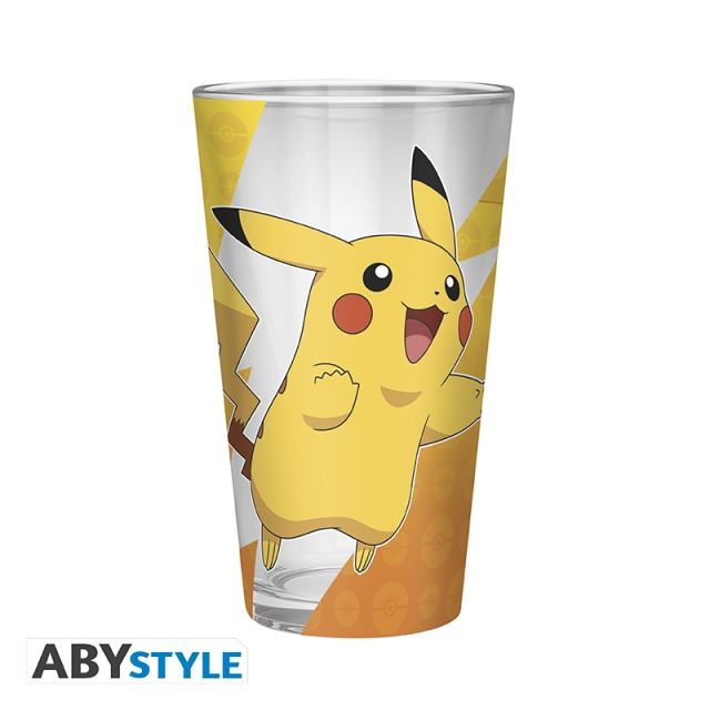 Abysse POKEMON Stort glass Premium - Pikachu-folie - 400 ml