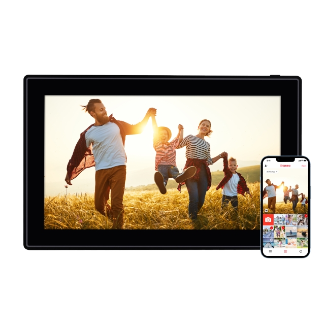 Rollei Smartere bilderamme - 15 Diagonal - WIFI - App-kontroll - Modell 150 - svart