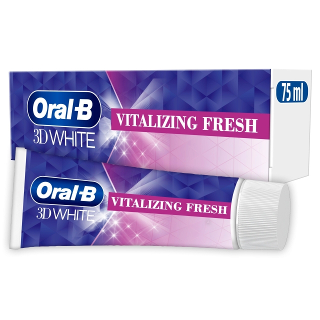 Oral B 3D White Vitalizing Fresh Tannkrem - 75 ml