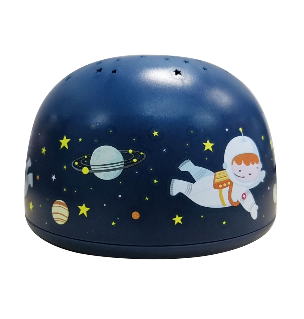 A little lovely company Projektorlampe - Space - 13,8 x 8,5 x 13,8 cm