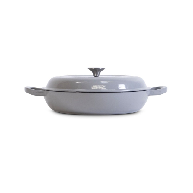 Sobczyk Emaljert sauterpanne i støpejern - 30,5 cm