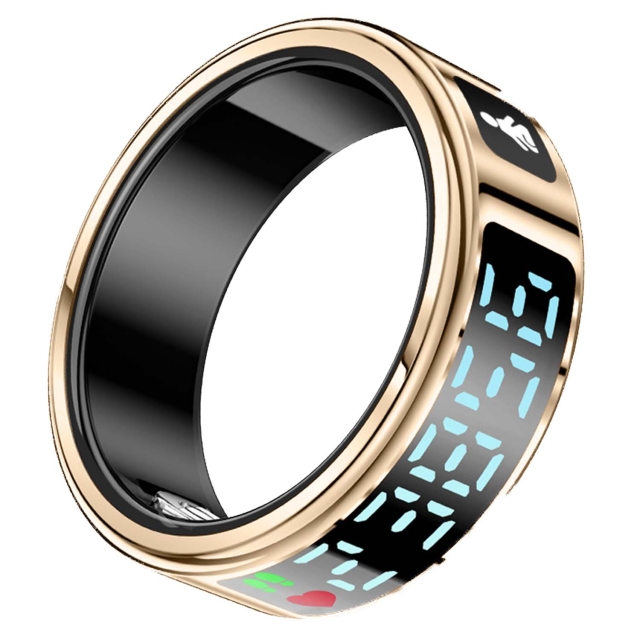 Fitpaddy Fitring Smart Ring med Display XS