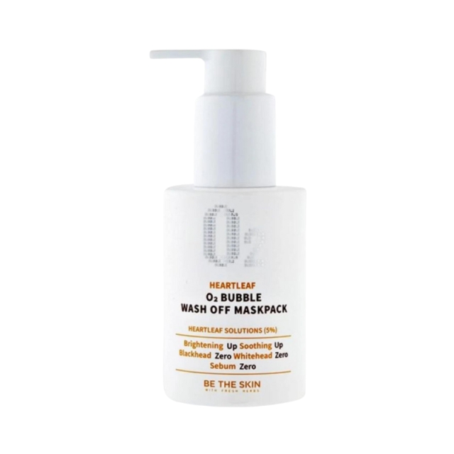 Be The Skin Heartleaf O2 Bubble Wash Off Mask Pack - 120 g