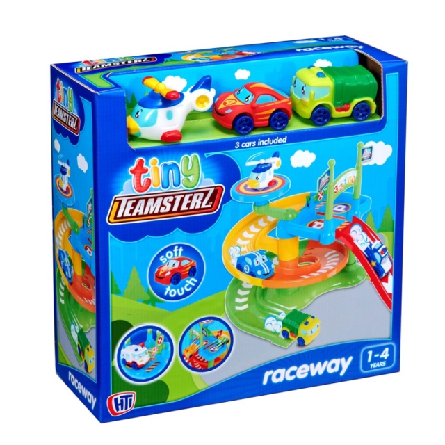 Teamsterz Tiny Teamsterz - Racerbane + 3 biler (1425004)