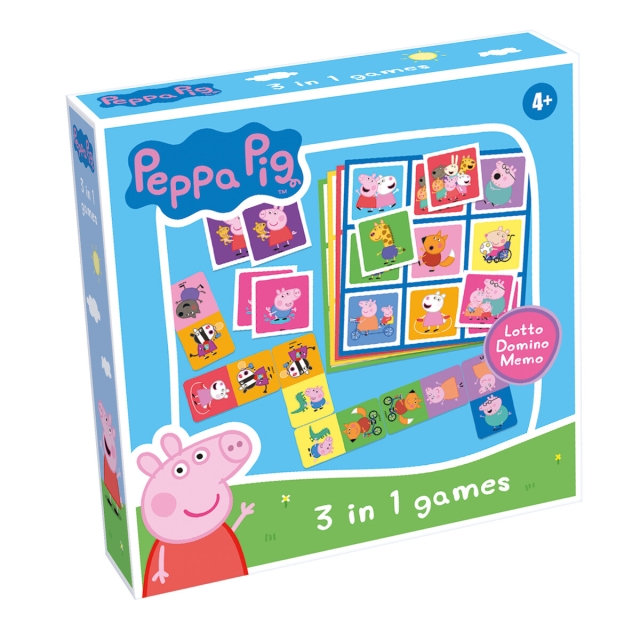 Peppa Pig 3 i 1 Memo (60480)