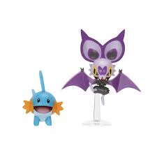 Pokémon Battle Feature-figur - Noibat og Mudkip (PKW4051)
