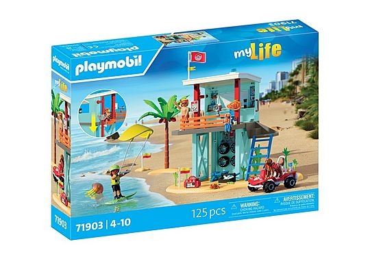 Playmobil Mitt liv: Livreddertårn med strandbuggy (71903)