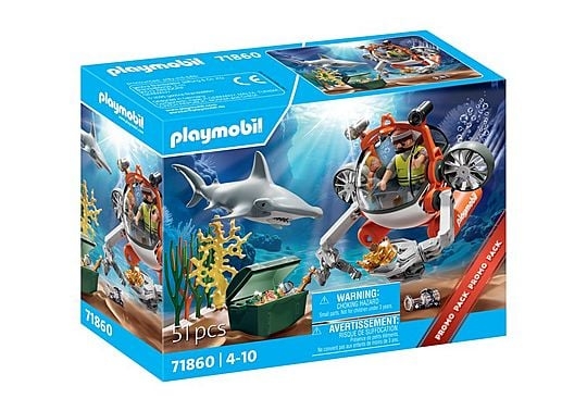 Playmobil Skattejakt med ubåt (71860)