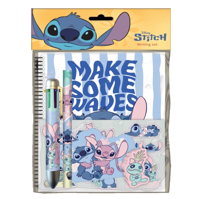 STOR Stitch Writing Set - flerfarget penn