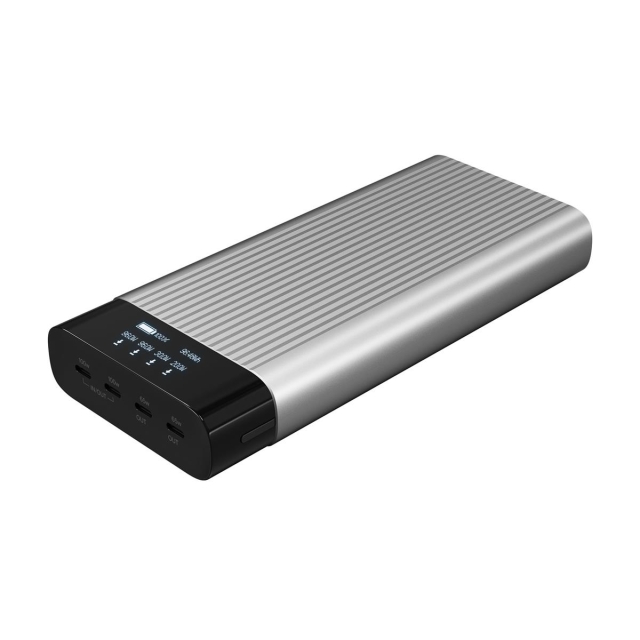 Targus Hyper - HyperJuice 245W USB-C 100Wh Power bank med OLED-skjerm